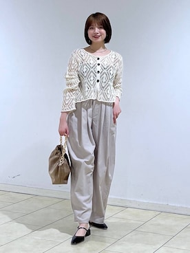 chikaさん（レディース・154cm）の春コーディネート