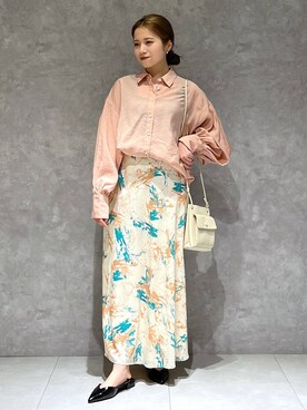 chikaさん（レディース・154cm）の春コーディネート