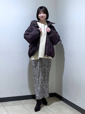 「おでかけ」｜chikaさん（レディース・154cm）の冬コーディネート