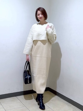 chikaさん（レディース・154cm）の冬コーディネート