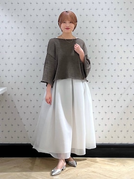 「人気アイテムをチェック！」｜chikaさん（レディース・154cm）の夏コーディネート