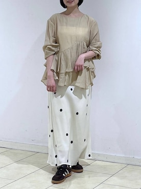 chikaさん（レディース・154cm）の春コーディネート