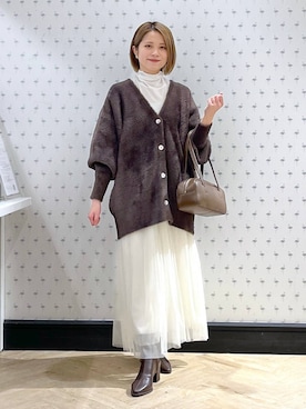 chikaさん（レディース・154cm）の冬コーディネート