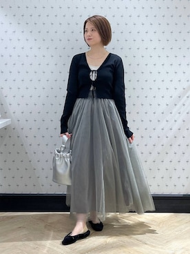 「e/rm」｜chikaさん（レディース・154cm）の秋コーディネート