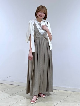 「A part by（アパートバイ）の≪追加4≫【調光・UVカット】カラーが変わる調光アソートサングラス（サングラス）」を使った、chikaさん（レディース・154cm）の春コーディネート