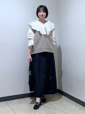 「A part by（アパートバイ）のアイテム」を使った、chikaさん（レディース・154cm）の秋コーディネート
