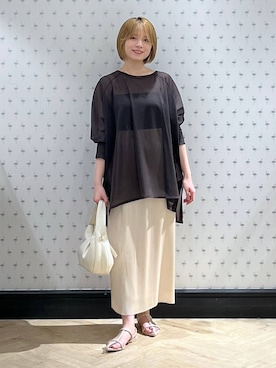 chikaさん（レディース・154cm）の春コーディネート