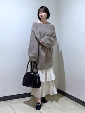 「A part by（アパートバイ）のアイテム」を使った、chikaさん（レディース・154cm）の秋コーディネート