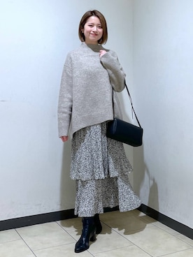 chikaさん(レディース・154cm)の冬コーディネート