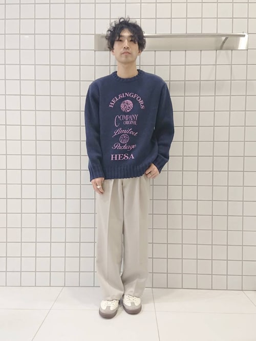 セール】『洗濯可』グラフィックプリントニット（ニット/セーター