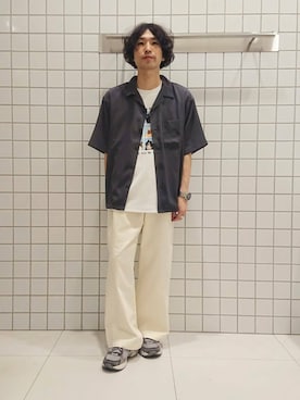 「グラフィックt」｜ちくちさん（メンズ・168cm）の夏コーディネート