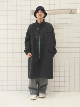 「アイテム（モッズコート）」を使った、ちくちさん（メンズ・168cm）の秋コーディネート