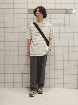 「グラフィックt」｜ちくちさん（メンズ・168cm）の夏コーディネート