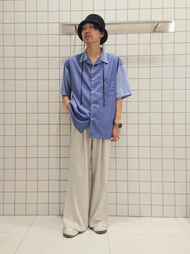 ちくちさん（メンズ・168cm）の夏コーディネート