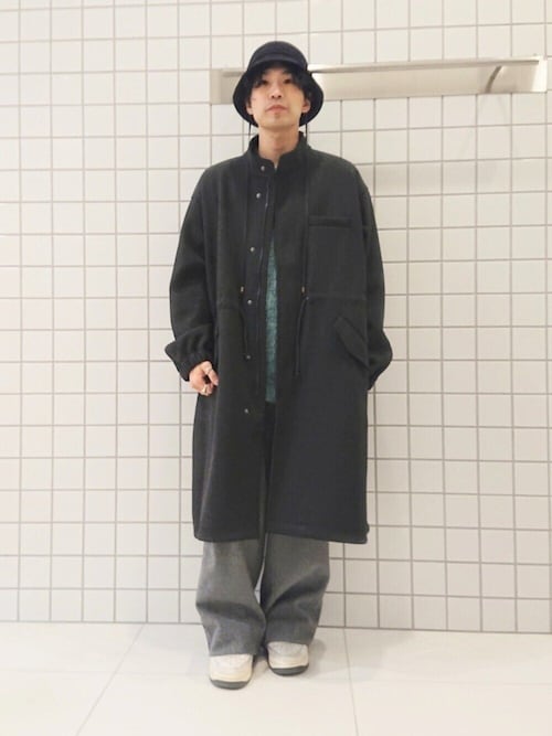 『ユニセックス』『UR TECH』カットメルトンモッズコート