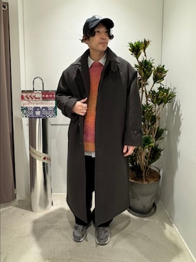 「SENSEOFPLACE」｜「アイテム（ジャケット/アウター）」を使った、ちくちさん（メンズ・168cm）の冬コーディネート