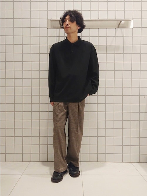 アトラクションズ レーヨン100% スラックス ブラック 美品 LIGHT SERGE LACE-UP DETAIL SKIRT(XS Black): Vintage 1.1｜THE