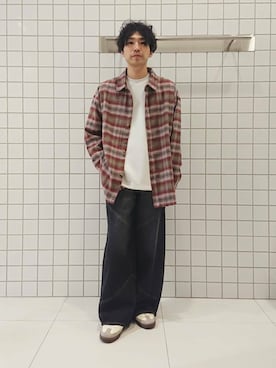 「イチ推しデニムコーデ」｜ちくちさん（メンズ・168cm）の秋コーディネート