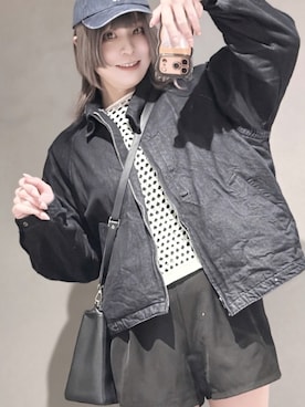 なな🐰🥔さん（メンズ・177cm）の春コーディネート