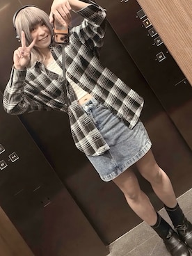 ななさん(メンズ・177cm)の春コーディネート