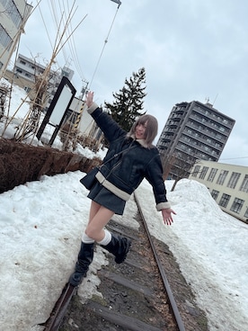 「WEGO（ウィゴー）のアイテム（ジャケット/アウター）」を使った、ななさん（メンズ・177cm）の春コーディネート