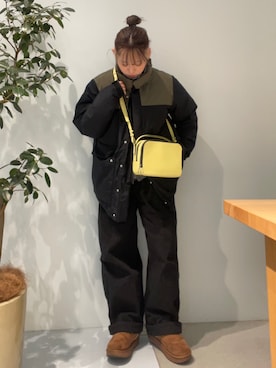 「Epoi（エポイ）のアイテム」を使った、yuiさん（レディース・158cm）の冬コーディネート