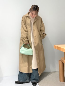 「ミントグリーン」｜yuiさん（レディース・158cm）の秋コーディネート