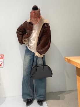 「Epoi（エポイ）のアイテム」を使った、yuiさん（レディース・158cm）の秋コーディネート