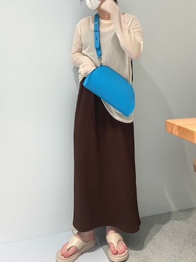 「Epoi（エポイ）のアイテム」を使った、yuiさん（レディース・158cm）の夏コーディネート