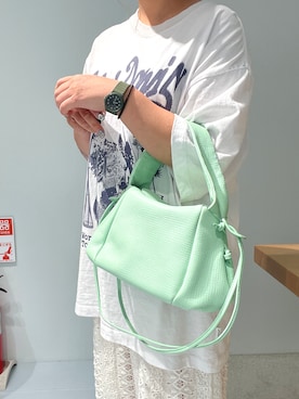 「ミントグリーン」｜yuiさん（レディース・158cm）の秋コーディネート