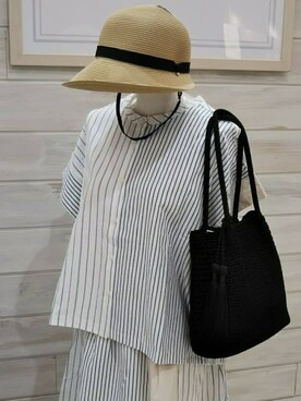 「one'sterrace（ワンズテラス）のアイテム（シャツ/ブラウス）」を使った、yurinko430さん（レディース・158cm）の春コーディネート