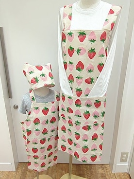 「アイテム（エプロン）」を使った、yurinko430さん（レディース・158cm）の冬コーディネート