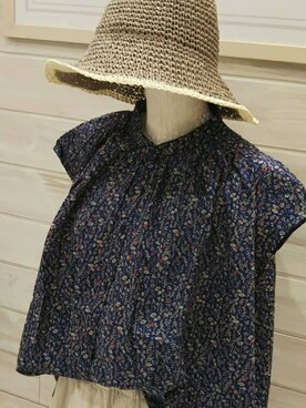 「one'sterrace（ワンズテラス）のアイテム（シャツ/ブラウス）」を使った、yurinko430さん（レディース・158cm）の夏コーディネート