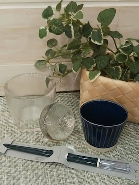 「one'sterrace（ワンズテラス）のアイテム（食器/キッチン）」を使った、yurinko430さん（レディース・158cm）の夏コーディネート