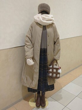 yurinko430さん(レディース・158cm)の冬コーディネート