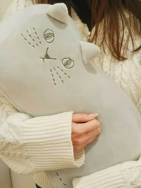 「アイテム（インテリア、グレー系）」を使った、yurinko430さん（レディース・158cm）の冬コーディネート