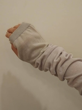「アイテム（手袋、ピンク系）」を使った、yurinko430さん（レディース・158cm）の春コーディネート