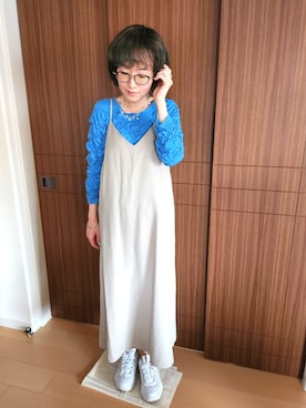 「FILA」｜カラルさん（レディース・162cm）の春コーディネート