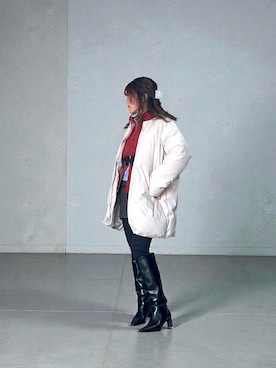 「JOSE MOON（ジョゼムーン）のアイテム」を使った、yuriさん（レディース・158cm）の冬コーディネート