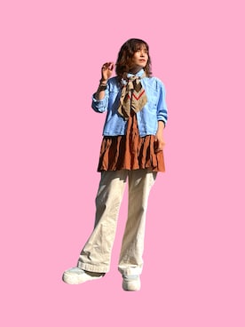 「Yves Saint Laurent（イヴサンローラン）のアイテム」を使った、yuriさん（レディース・158cm）の春コーディネート