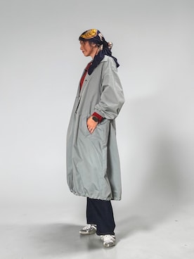 「sloppy（スロッピー）のアイテム（ドレスシューズ、シルバー系）」を使った、yuriさん（レディース・158cm）の春コーディネート