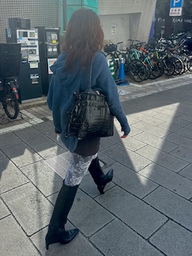 「COMME CA ISM（コムサイズム）のアイテム」を使った、yuriさん（レディース・158cm）の春コーディネート