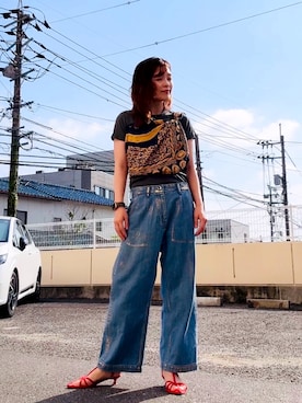 「LE TALON（ルタロン）のアイテム」を使った、yuriさん（レディース・158cm）の夏コーディネート
