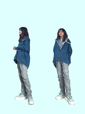 「COMME CA ISM（コムサイズム）のアイテム」を使った、yuriさん（レディース・158cm）の春コーディネート