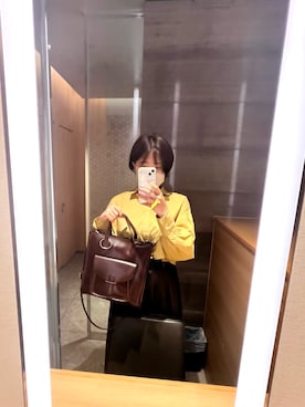 「YEVS（イーブス）のアイテム」を使った、yuka201906さん（レディース・166cm）の春コーディネート