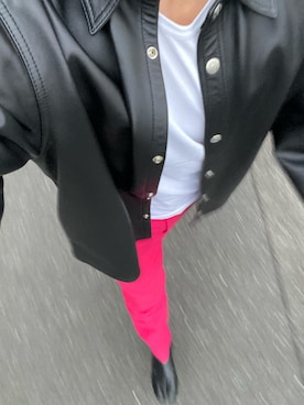 「Acne Studios（アクネストゥディオズ）のアイテム（ジャケット/アウター）」を使った、@さん（メンズ・173cm）の春コーディネート