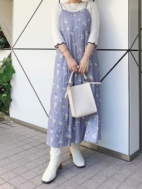 「スカラップ」｜「アイテム（その他）」を使った、maikoさん（レディース・159cm）の夏コーディネート
