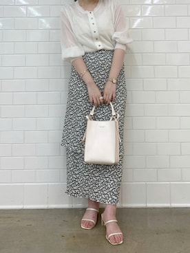 「シアーカーディガン」｜「アイテム（その他）」を使った、maikoさん（レディース・158cm）の夏コーディネート