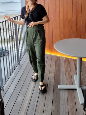 「UNTITLED（アンタイトル）のアイテム（パンツ）」を使った、あ🦖 さん（レディース・164cm）の夏コーディネート