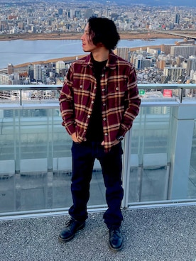 「Chrome Hearts」｜「アイテム（ジャケット/アウター）」を使った、aiさん（メンズ・165cm）の春コーディネート